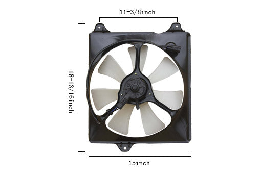 A/C Condenser Fan Assembly - Agility AutoParts - 6034109