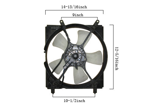 Radiator Fan Assembly - Agility AutoParts - 6034110