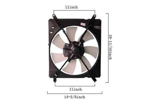 A/C Condenser Fan Assembly - Agility AutoParts - 6034111