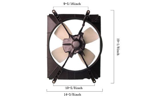 A/C Condenser Fan Assembly - Agility AutoParts - 6034120