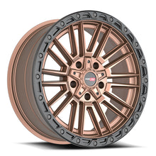 Load image into Gallery viewer, 604221043-18MZBR - Vortek VRT-604 22X10 5X127 / 5X139.7 -18mm Matte Bronze With Black Bead Ring - Vortek Wheels Canada