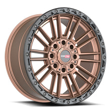 Load image into Gallery viewer, 604221064-18MZBR - Vortek VRT-604 22X10 8X170 / 8X180 -18mm Matte Bronze With Black Bead Ring - Vortek Wheels Canada