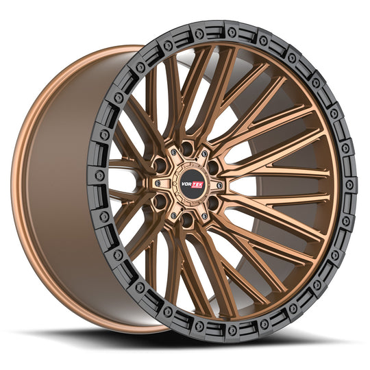 608189570MZBR - Vortek VRT-608 18X9 6X135 / 6X139.7 0mm Bronze - Vortek Wheels Canada