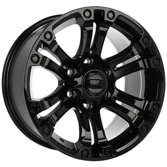 DW9517005 - DAI Wheels Crusher 17X9.0 6x139.7 20mm Gloss Black - DAI Wheels Wheels Canada