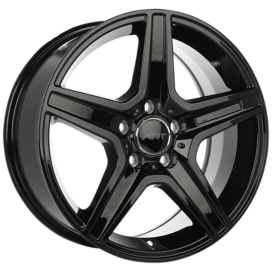 R2117001 - ART Replica 21 17X8 5X112 ET 45mm Gloss Black - ART Replica Wheels Canada