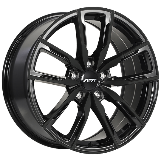 R15718004 - ART Replica 157 18X8.5 5X112 ET 35mm Gloss Black - ART Replica Wheels Canada