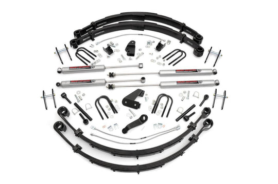 622M.20 6 Inch Lift Kit - Manual Steer - Jeep Wrangler YJ 4WD (1987-1995) Rough Country Canada