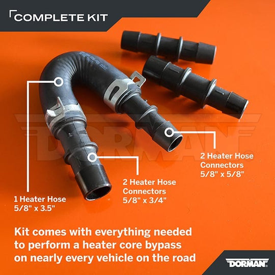 626-001CD Heater Core Hose Dorman - HELP Canada