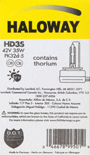 Load image into Gallery viewer, HD3S Haloway Xenon HID lamp D3S - Haloway Standard Xenon - Single Commercial Pack Philips Bulbs