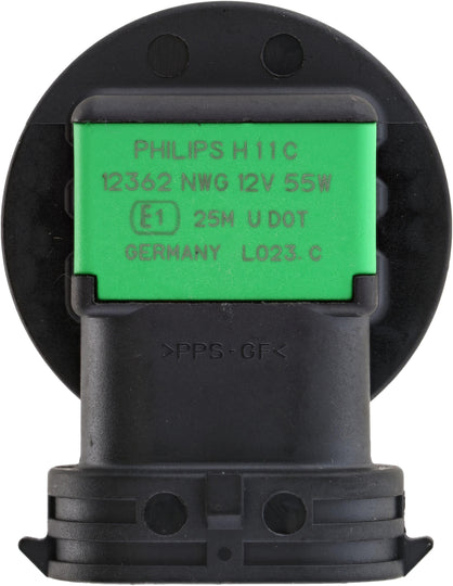 H11CVPB1 Philips CrystalVision platinum Headlight H11 - CrystalVision Platinum - Single Blister Pack Philips Bulbs