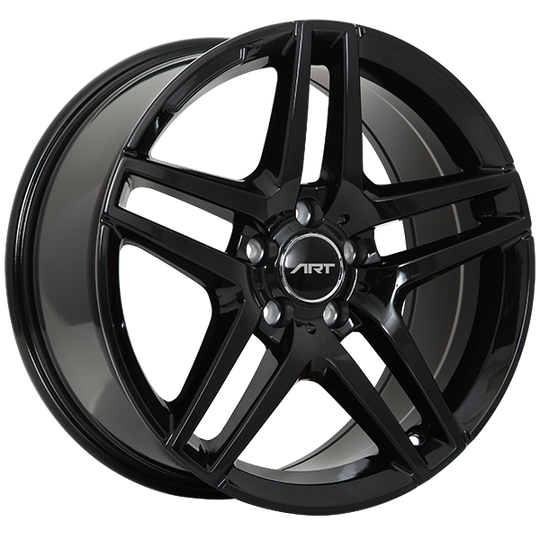 R6018001 - ART Replica 60 18X8.5 5X112 ET 45mm Gloss Black - ART Replica Wheels Canada