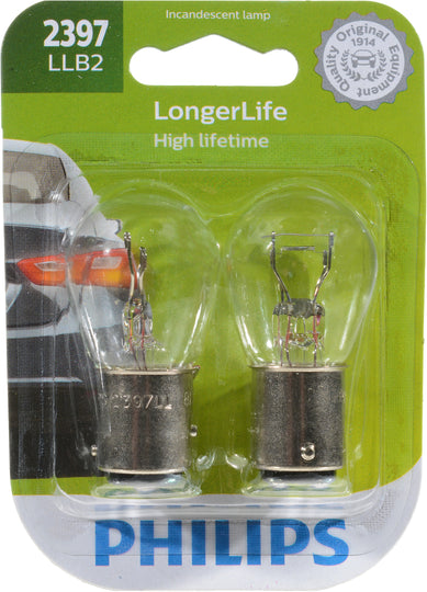 2397LLB2 Philips LongerLife Miniature 2397LL - LongerLife - Twin Blister Pack Philips Bulbs