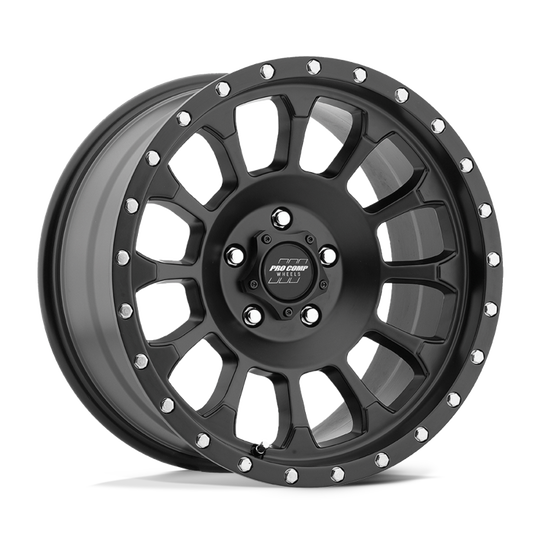 PXA5034-78536 - Pro Comp PA34 Rockwell 17X8.5 6X135 0mm Satin Black - Pro Comp Wheels Canada