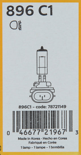 896C1 Philips Standard Fog Light 896 - Standard - Single Commercial Pack Philips Bulbs