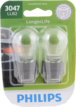 Load image into Gallery viewer, 3047LLB2 Philips LongerLife Miniature 3047LL - LongerLife - Twin Blister Pack Philips Bulbs