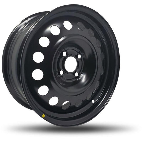 640002 - DTD Steel Wheel 16X6.5 4X100 ET 42mm Black - DTD Wheels Canada