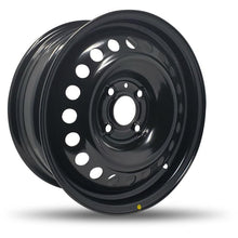 Load image into Gallery viewer, 641401 - DTD Steel Wheel 16X6.5 4X114.3 ET 45mm Black - DTD Wheels Canada