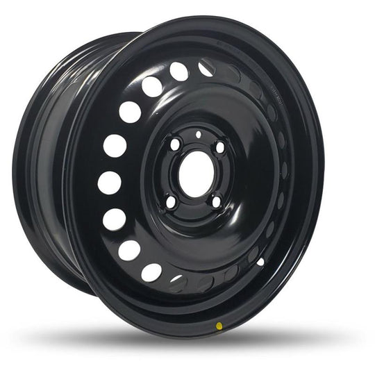 641401 - DTD Steel Wheel 16X6.5 4X114.3 ET 45mm Black - DTD Wheels Canada