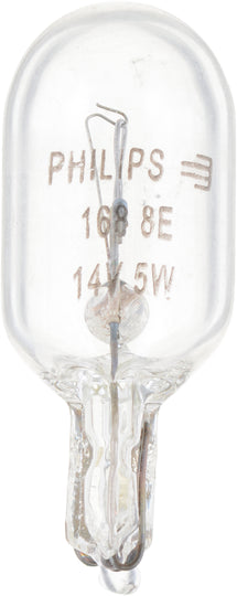 168B2 Philips Standard Miniature 168 - Standard - Twin Blister Pack Philips Bulbs