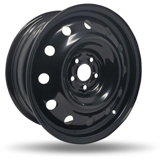 650000 - DTD Steel Wheel 16X6.5 5X100 ET 40mm Black - DTD Wheels Canada