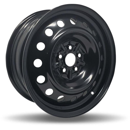 650004 - DTD Steel Wheel 16X6.5 5X100 ET 45mm Black - DTD Wheels Canada