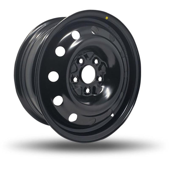 651402 - DTD Steel Wheel 16X6.5 5X114.3 ET 42mm Black - DTD Wheels Canada