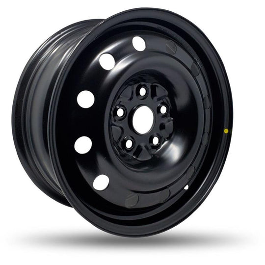 651407 - DTD Steel Wheel 16X6.5 5X114.3 ET 42mm Black - DTD Wheels Canada