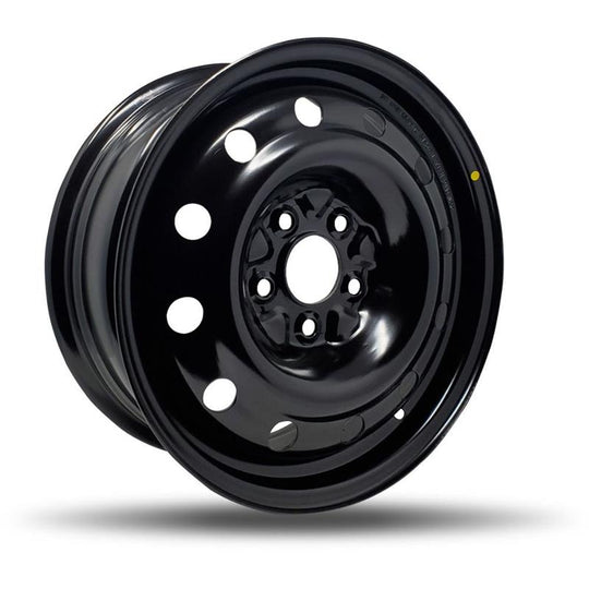 651413 - DTD Steel Wheel 16X6.5 5X114.3 ET 45mm Black - DTD Wheels Canada