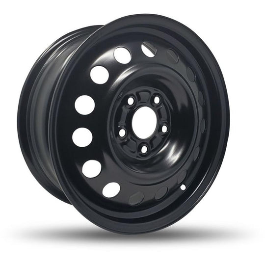 651414 - DTD Steel Wheel 16X6.5 5X114.3 ET 40mm Black - DTD Wheels Canada