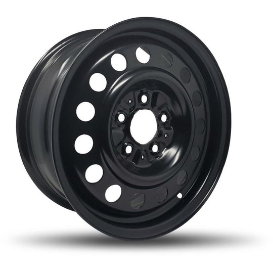 651500WU - DTD Steel Wheel 16X6.5 5X115 ET 52mm Black - DTD Wheels Canada