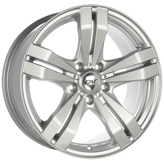 DW3417004 - DAI Wheels Target 17X7.5 5x114.3 42mm Silver - DAI Wheels Wheels Canada