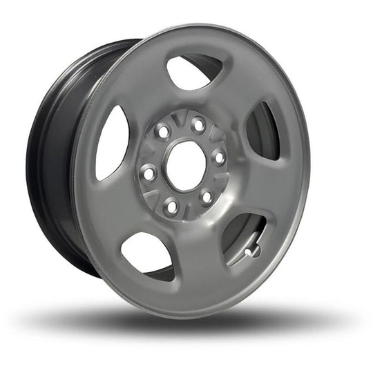 663904T - DTD Steel Wheel Take-Off 16X6.5 6X139.7 ET 28mm Silver - DTD Wheels Canada