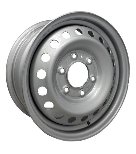 663905 - DTD Steel Wheel 16X7 6X139.7 ET 55mm Silver - DTD Wheels Canada
