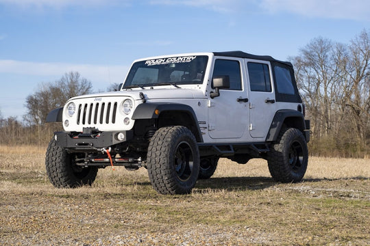 66970 3.25 Inch Lift Kit - V2 - Jeep Wrangler JK 2WD/4WD (2007-2018) Rough Country Canada