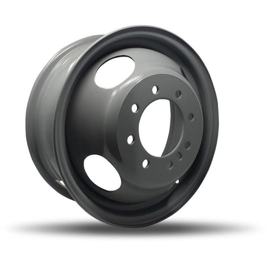 686506 - DTD Steel Wheel Dually 16X6.5 8X165.1 ET 127mm Gray - DTD Wheels Canada