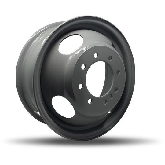 686507 - DTD Steel Wheel Dually 16X6 8X165.1 ET 130mm Gray - DTD Wheels Canada