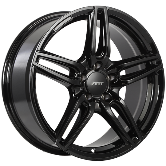 R15819001 - ART Replica 158 19X8 5X112 ET 33mm Gloss Black - ART Replica Wheels Canada