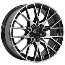 Load image into Gallery viewer, R16618001 - ART Replica 166 18X8 5X120 ET 35mm Gloss Black - Machined Face - ART Replica Wheels Canada