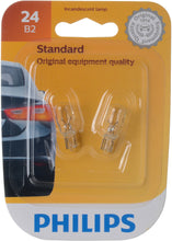 Load image into Gallery viewer, 24B2 Philips Standard Miniature 24 - Standard - Twin Blister Pack Philips Bulbs
