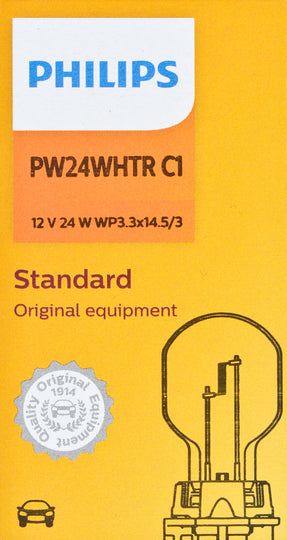 PW24WHTRC1 Philips HiPerVision PW24WHTR - Standard - Single Commercial Pack Philips Bulbs