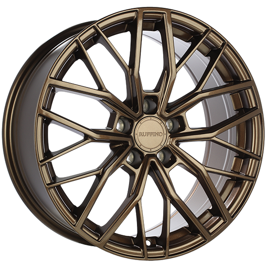 RUF3518008 - Ruffino Teknik 18X8.0 5x114.3 35mm Gloss Bronze - Ruffino Wheels Canada