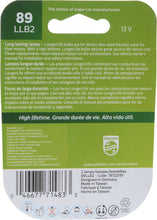 Load image into Gallery viewer, 89LLB2 Philips LongerLife Miniature 89LL - LongerLife - Twin Blister Pack Philips Bulbs