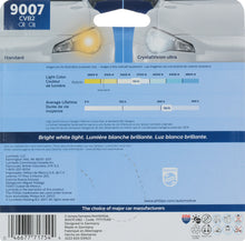 Load image into Gallery viewer, 9007CVB2 Philips CrystalVision ultra Headlight 9007 - CrystalVision Ultra - Twin Blister Pack Philips Bulbs