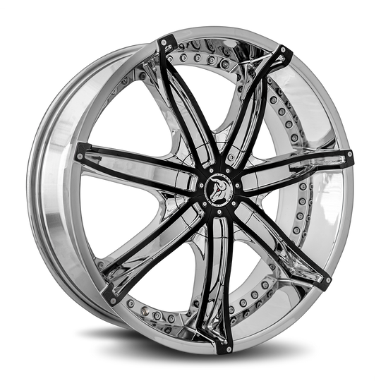 DNA-228BLNK1873 - Diablo DNA 22X8.5 Blank 18mm Chrome - Diablo Wheels Canada