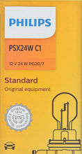 Load image into Gallery viewer, PSX24WC1 Philips HiPerVision Bulb PSX24W - Standard - Single Commercial Pack Philips Bulbs