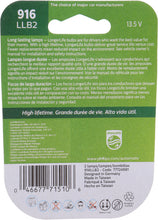 Load image into Gallery viewer, 916LLB2 Philips LongerLife Miniature 916LL - LongerLife - Twin Blister Pack Philips Bulbs
