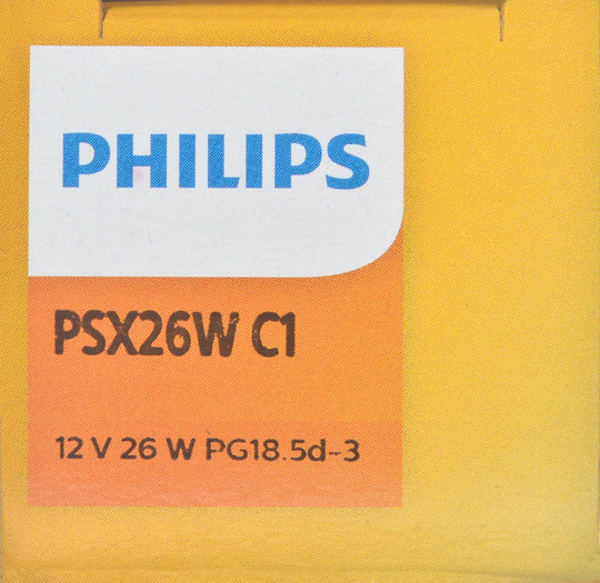 PSX26WC1 Philips HiPerVision Bulb PSX26W - Standard - Single Commercial Pack Philips Bulbs