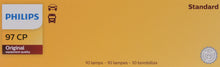 Load image into Gallery viewer, 97CP Philips Standard Miniature 97 - Standard - Multiple Commercial 10-Pack Philips Bulbs