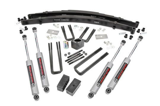 301.20 4 Inch Lift Kit - Rear Blocks - Dodge W100 Truck/W200 Truck (70-74) Rough Country Canada