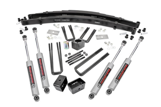 306.20 4 Inch Lift Kit - Rear Blocks - Dodge W100 Truck/W200 Truck (74-77) Rough Country Canada